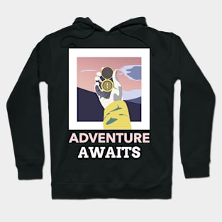 Adventure Awaits - Hiking T-Shirt Hoodie